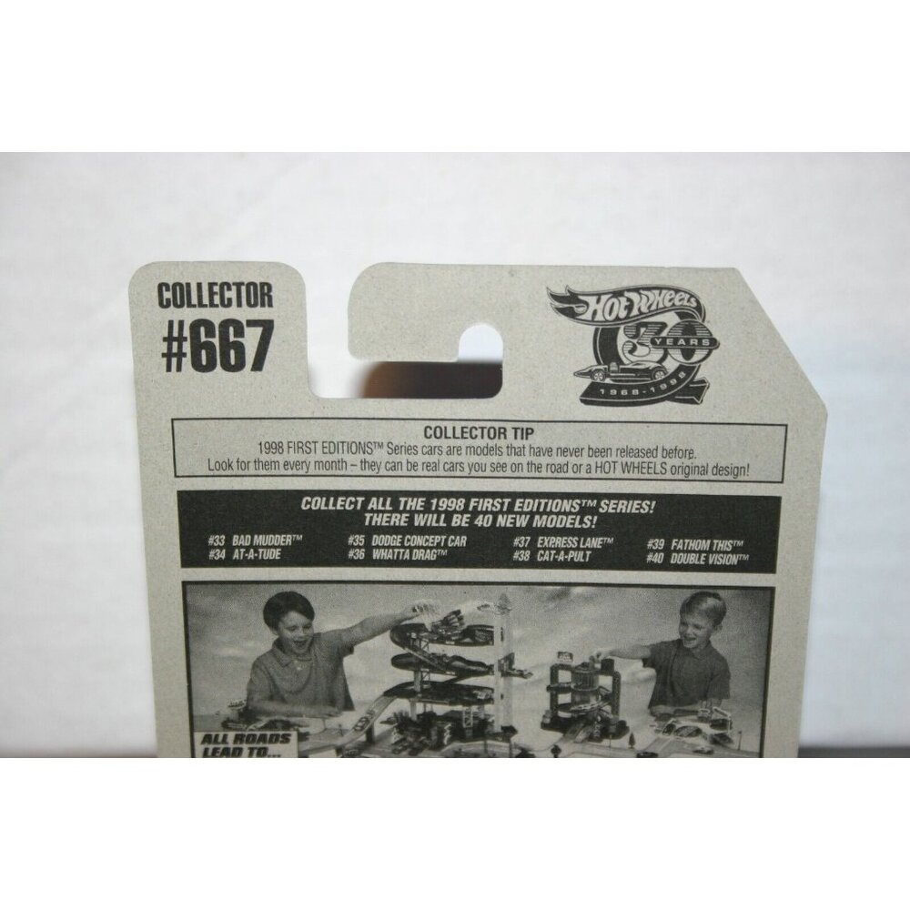 Hot Wheels 1998 First Editions At-A-Tude # 667 blue - Picture 4 of 4